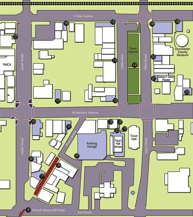 BIRDS location map