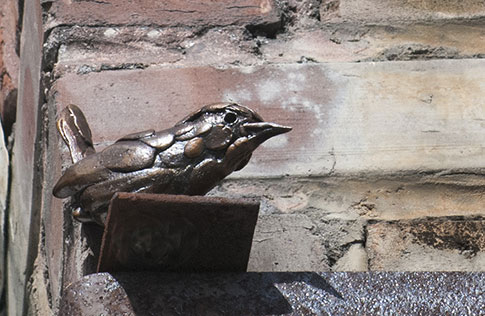 Carolina Wren sculpture by Paul Rhymer