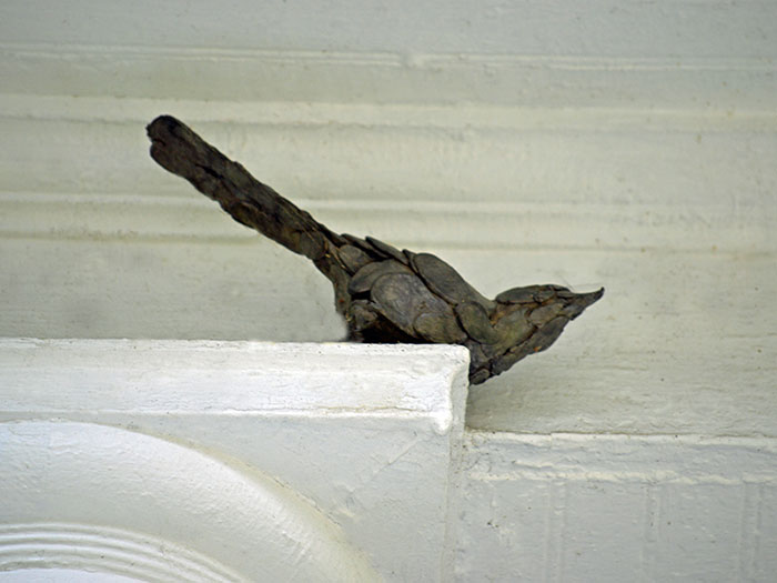 Northern Mockingbird sculpture by Paul Rhymer